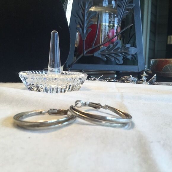 $8 ea or 3/$15 Silvertone Double Hoop Earrings - Picture 5 of 8